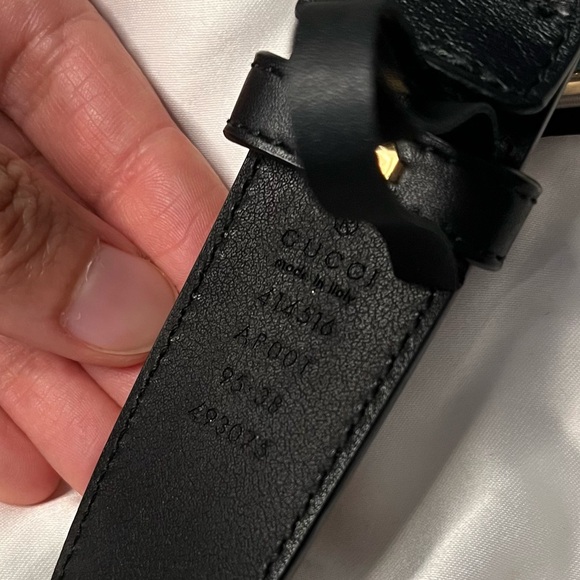 Gucci marmont gold buckle belt 100% authentic - Picture 5 of 6